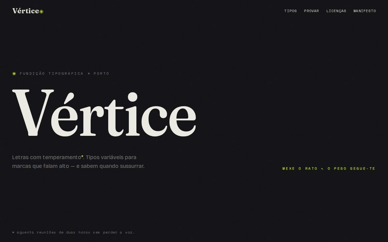 Website Vértice